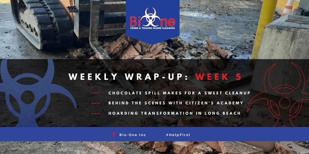 Bio-One Weekly Wrap-Up Week 4 Hoarding Trauma Scene Back the Blue